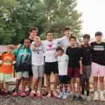 campers with staff